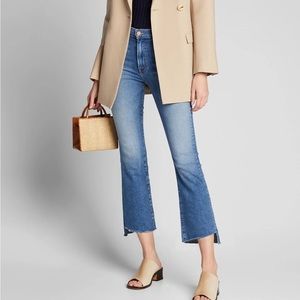 Mother The Insider Step Fray Crop Jean